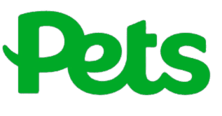 The Pets at Home Logo, consisting of the word "Pets" in green text.